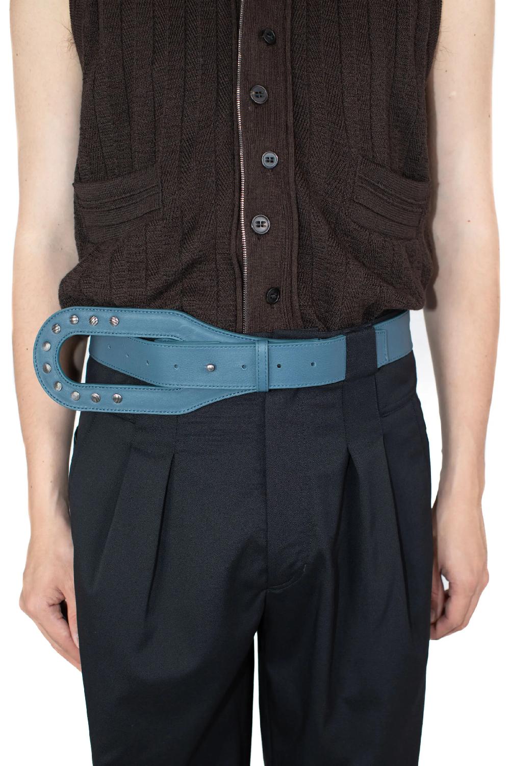 Kiko Kostadinov ORVOS BELT - PEACOCK BLUE