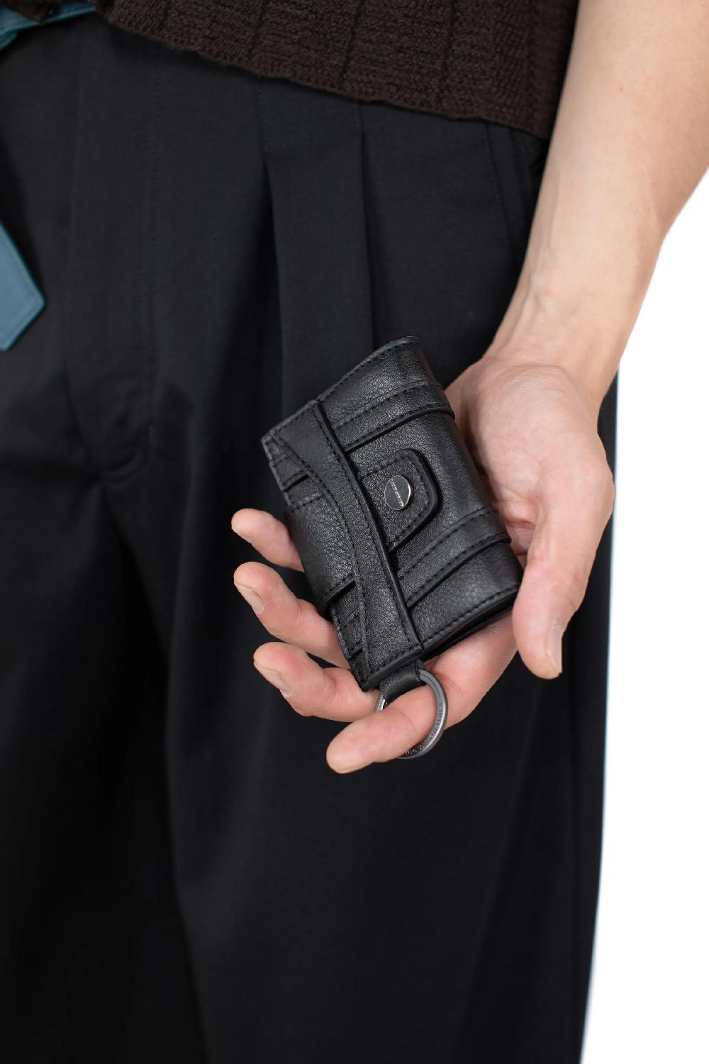 Kiko Kostadinov ORVOS CARD CASE - BLACK OBSIDIAN