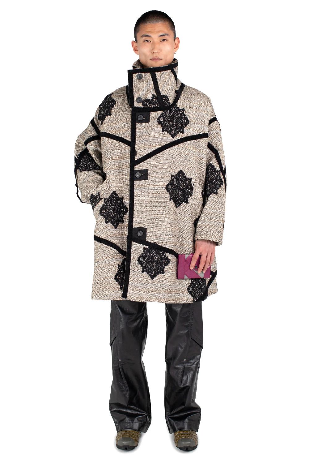 Kiko Kostadinov RADAY COAT - COUNTRY BEIGE