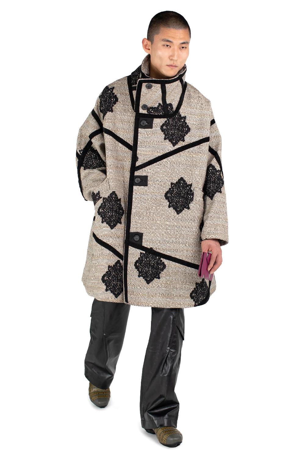 Kiko Kostadinov RADAY COAT - COUNTRY BEIGE