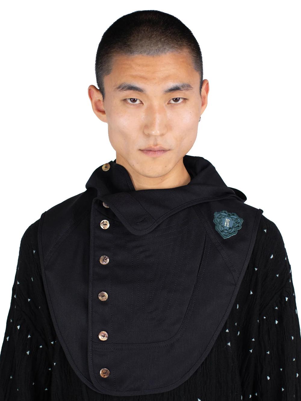 Kiko Kostadinov RICSI BALACLAVA - COAL BLACK