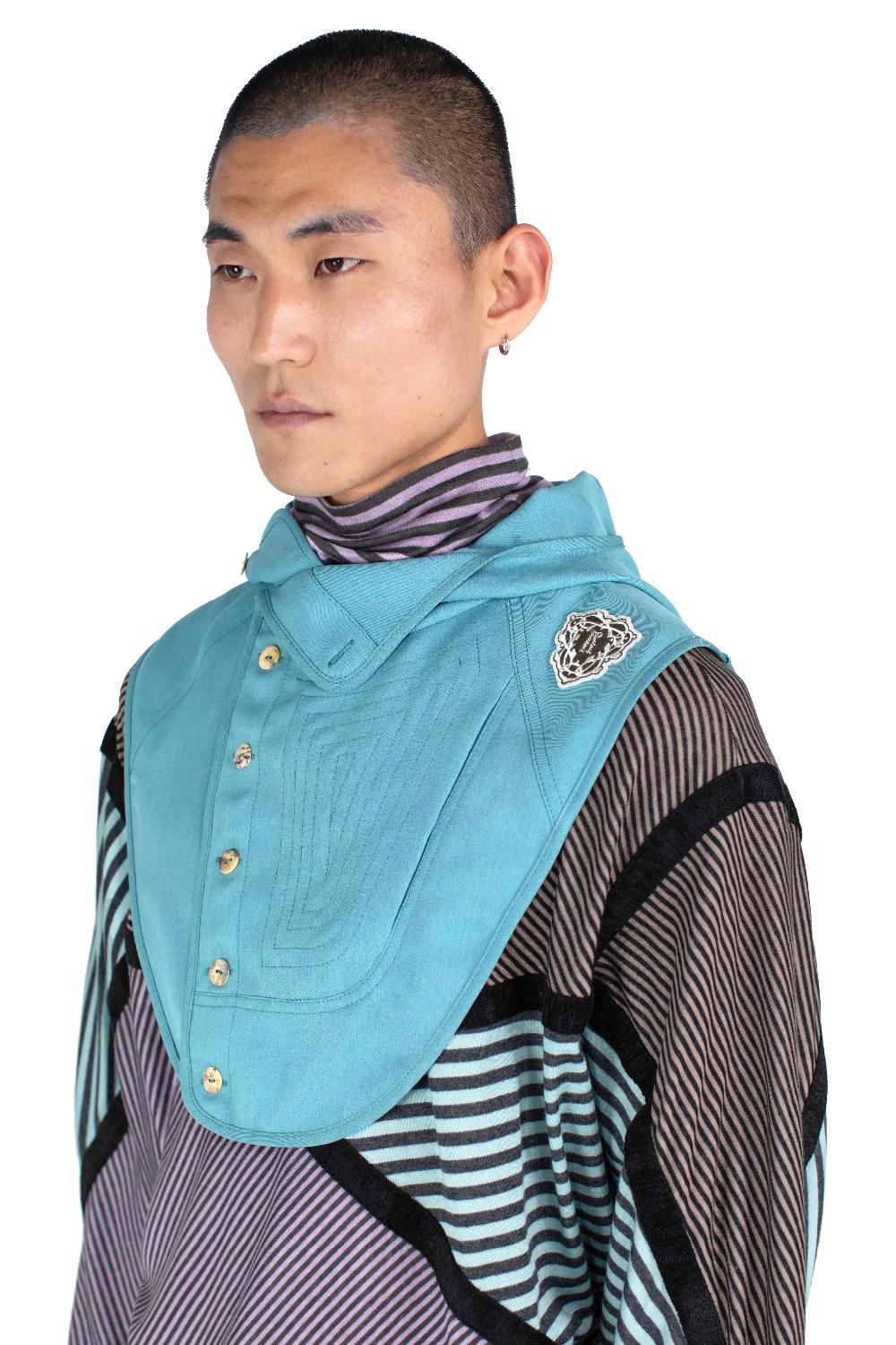 Kiko Kostadinov RICSI BALACLAVA - PACIFIC BLUE