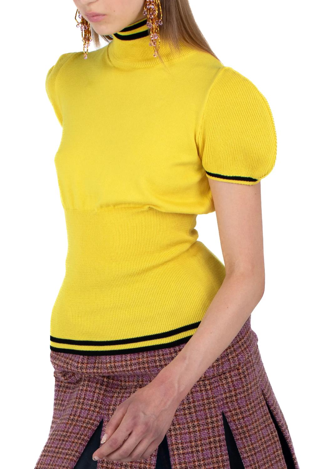 Kiko Kostadinov SIMONE KNIT TOP - NEW SUNSHINE