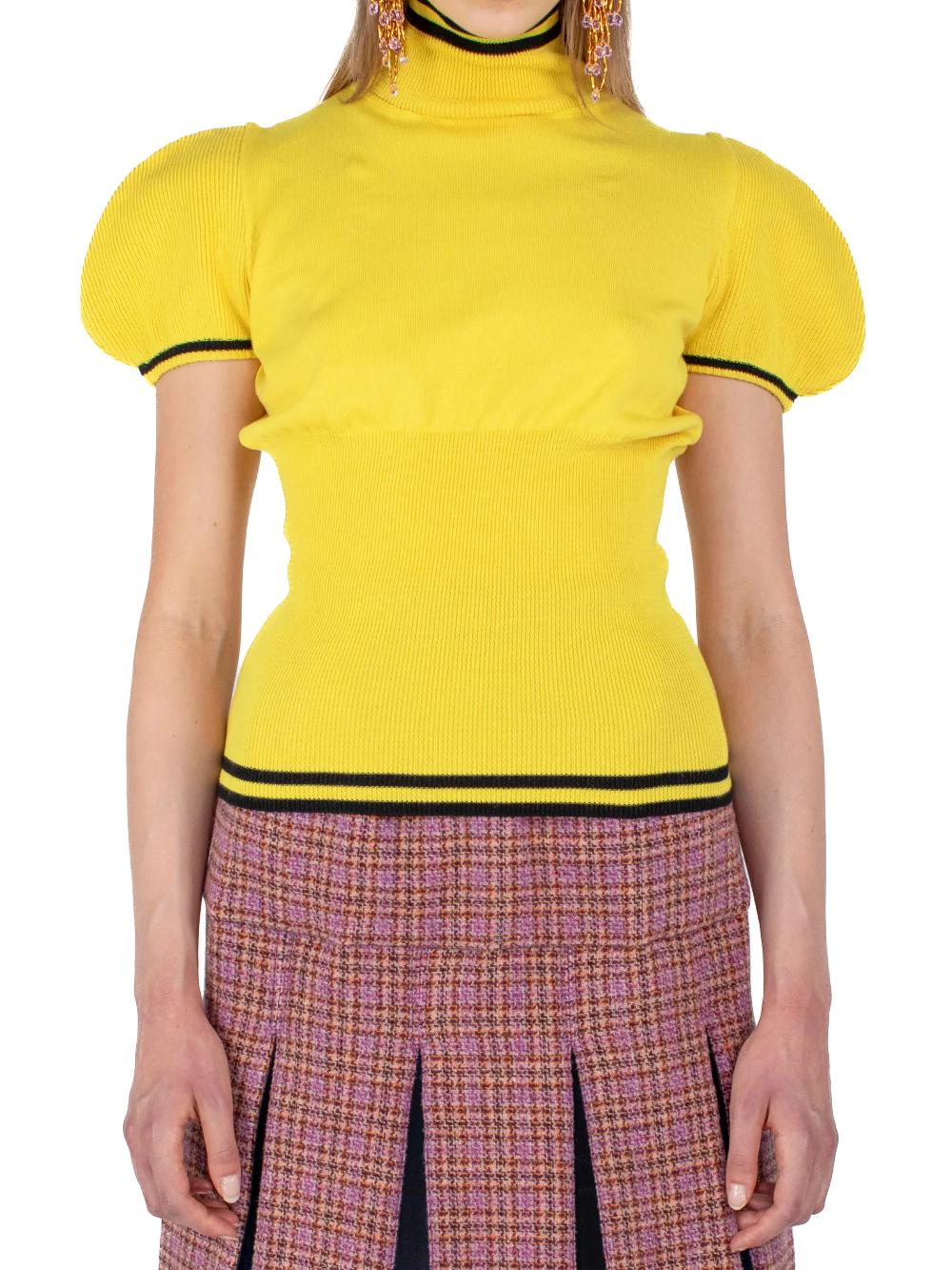 kiko kostadinov SIMONE KNIT TOP - NEW SUNSHINE