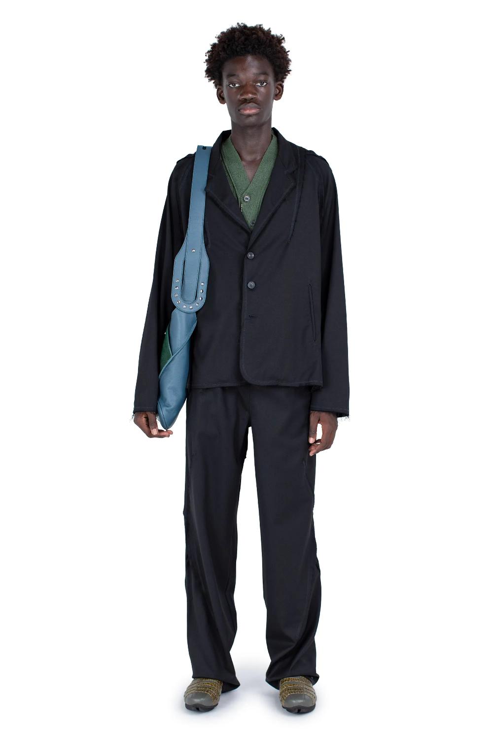 Kiko Kostadinov VIG K-DART BLAZER - CROW BLACK/BLACK