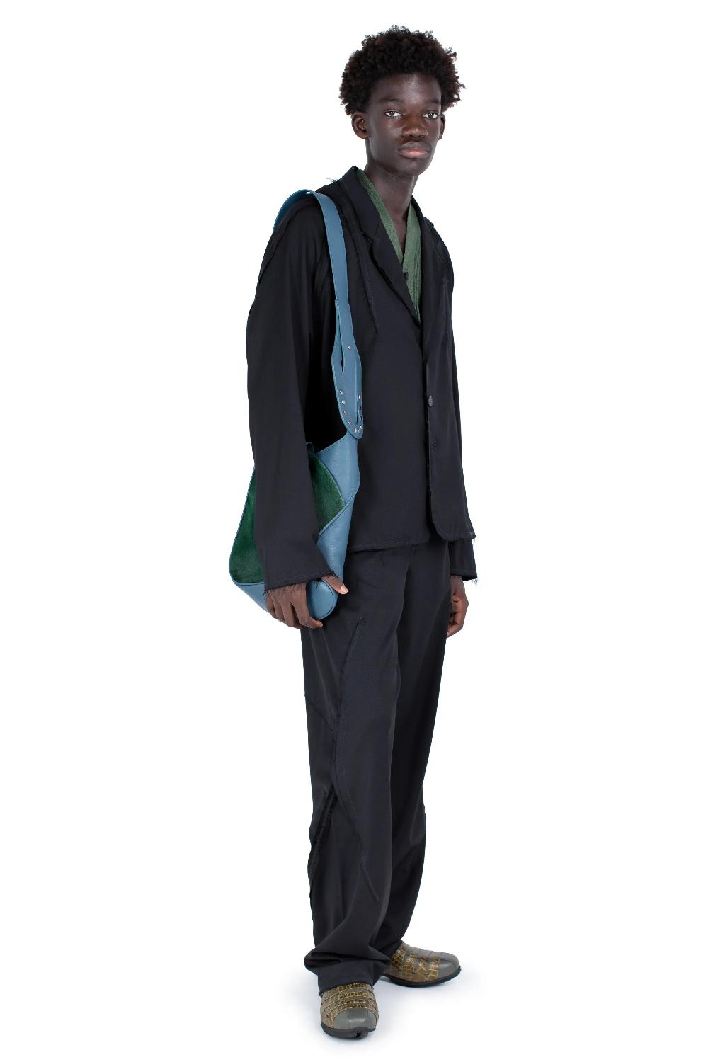 Kiko Kostadinov VIG K-DART BLAZER - CROW BLACK/BLACK