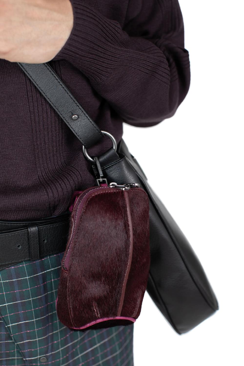 Kiko Kostadinov VIG POUCH - OX BLOOD/RED WINE