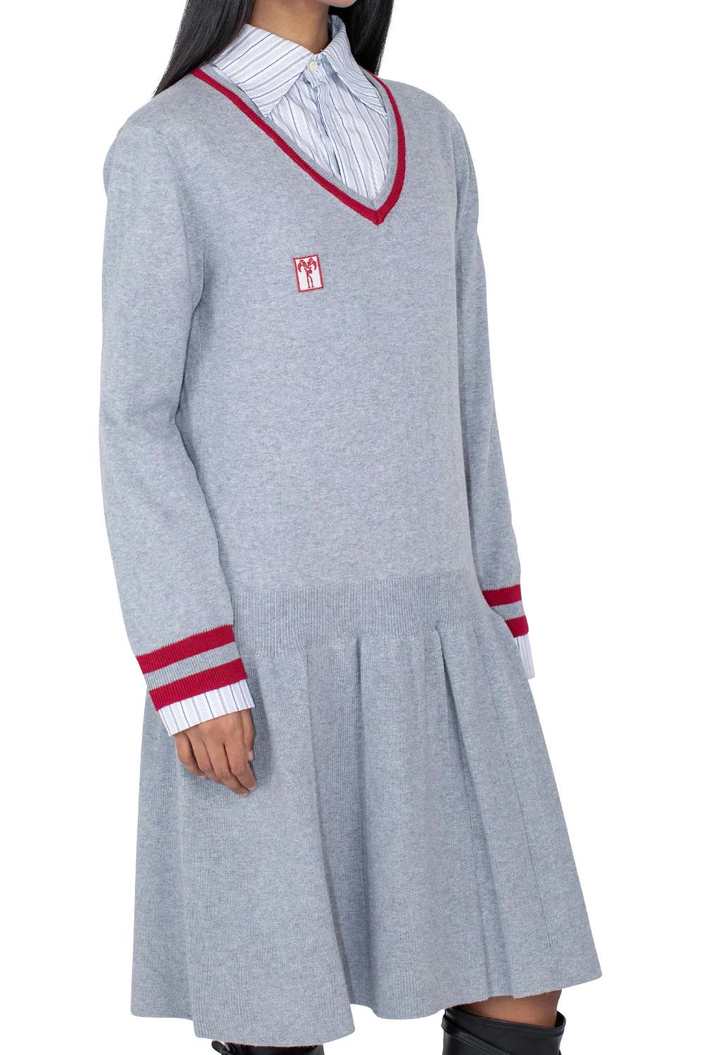 Kiko Kostadinov VIVIAN JUMPER DRESS - LONDON FOG