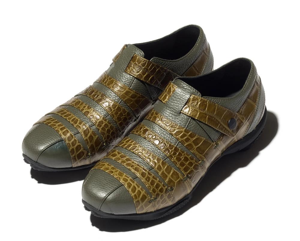 Kiko Kostadinov KORMOS FISHERMAN LOAFERS - FOREST GREEN