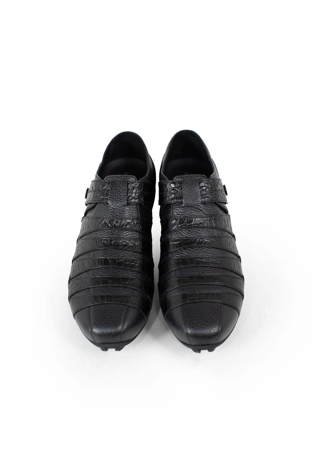 Kiko Kostadinov KORMOS FISHERMAN LOAFERS - ONYX BLACK