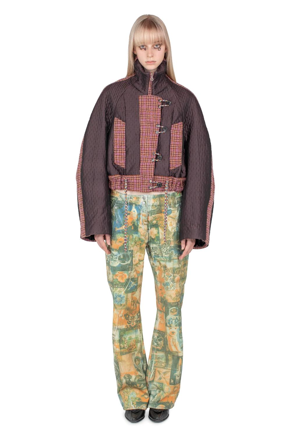 Kiko Kostadinov LEVI'S CARINA FLARED JEAN - POST PRINT