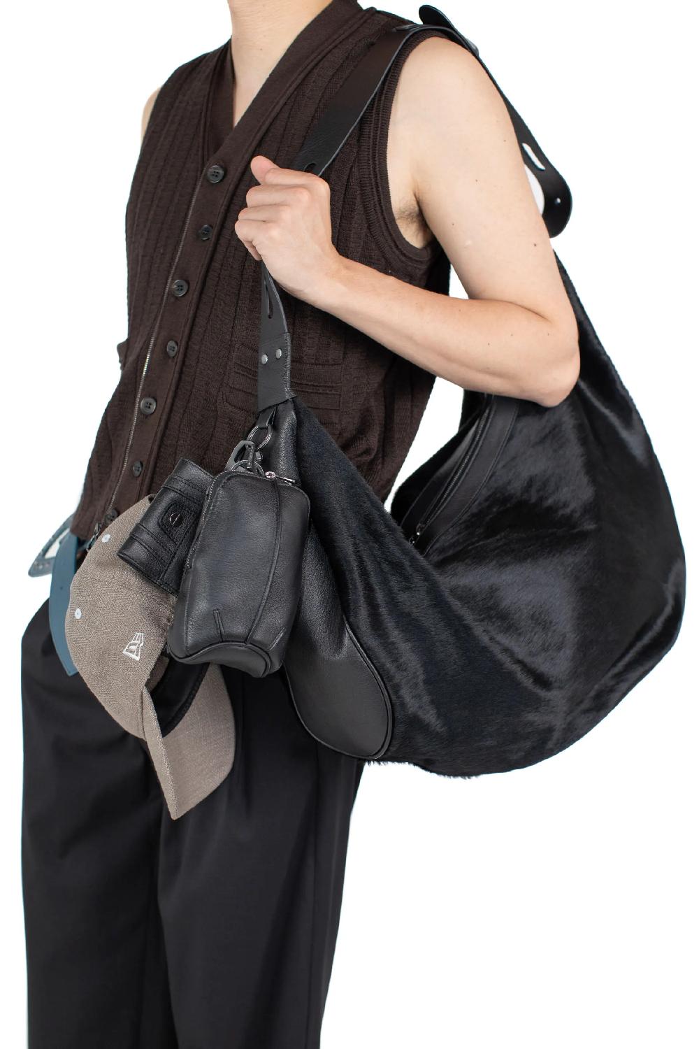 Kiko Kostadinov MORAVIA BAG - BLACK OBSIDIAN/PITCH BLACK