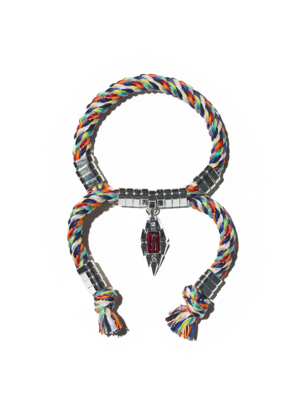 kiko kostadinov SABLE ARM STAYS - MULTICOLOUR BLUE & PLUM