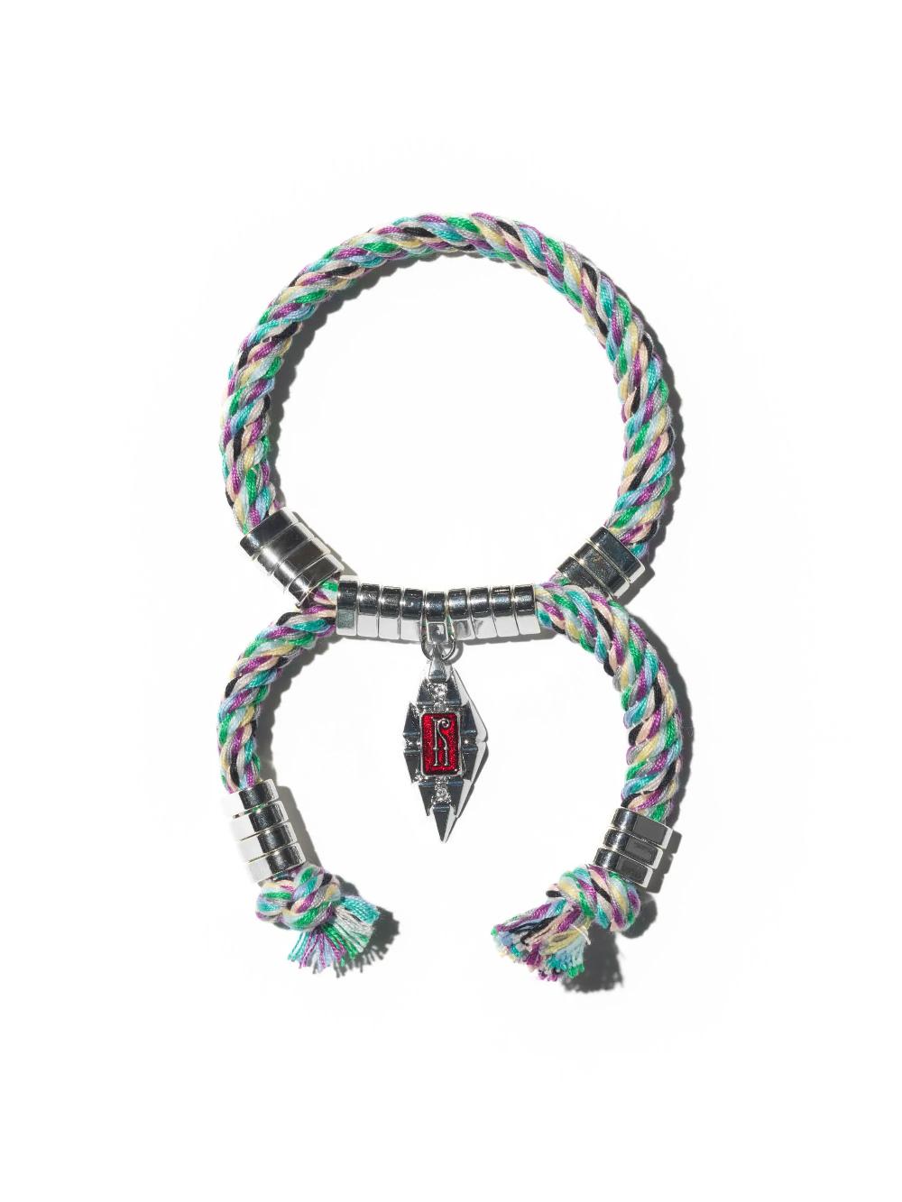 kiko kostadinov SABLE ARM STAYS - MULTICOLOUR RED & OCEAN BLUE