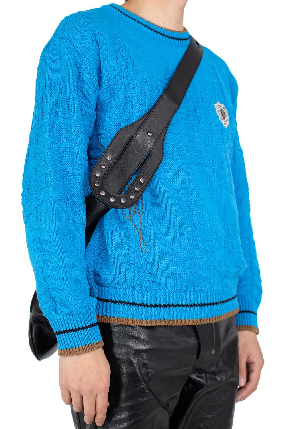 Kiko Kostadinov SLATINA BAG - BLACK OBSIDIAN/PITCH BLACK