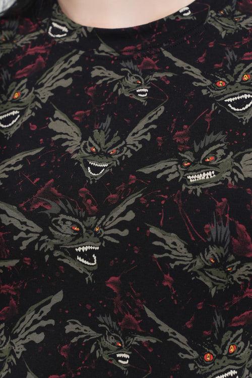 Killstar Gremlins After Midnight Skater Dress Black