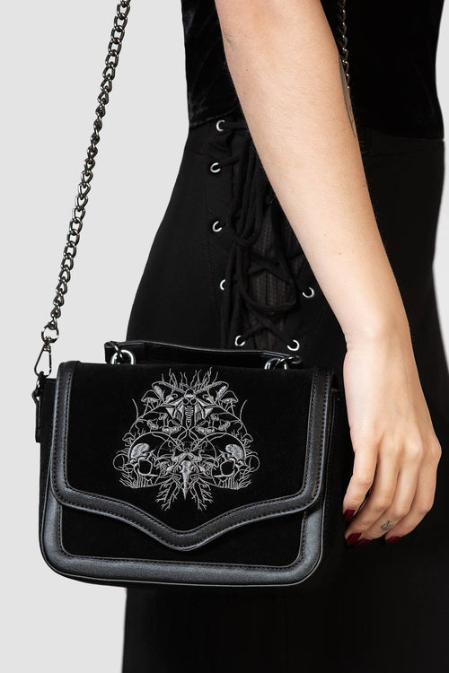 killstar All Things Decay Shoulder Bag Black