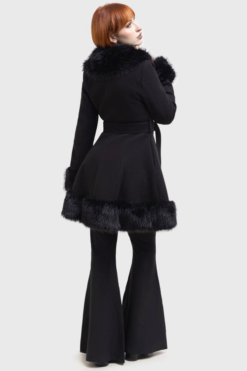 Killstar Almost Mayhem Coat Black