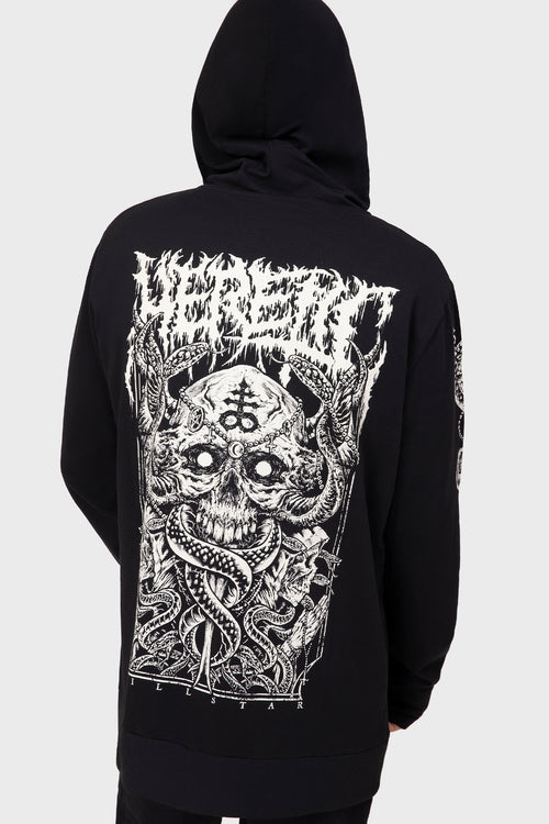 Killstar Anders Zip-Up Hoodie Black