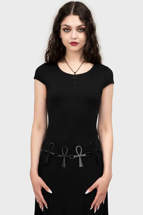 Killstar Ankh Belt [BLACK] Black