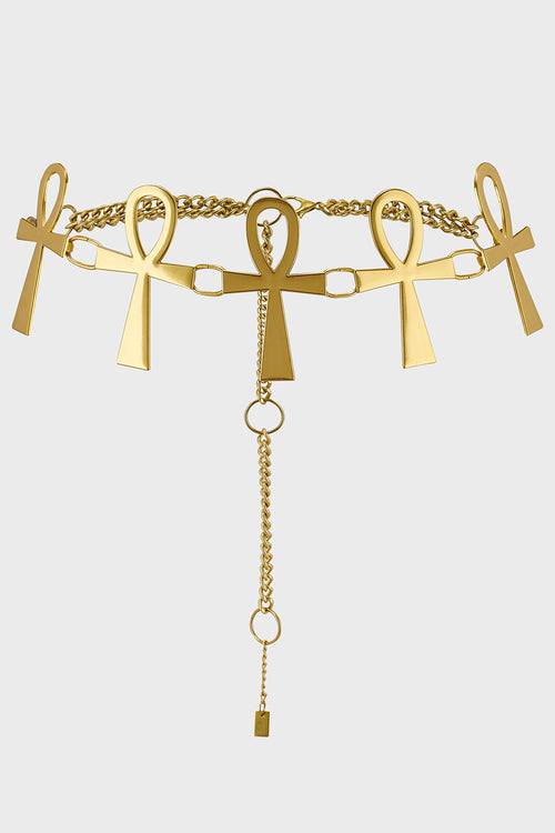 killstar Ankh Belt [GOLD] Gold