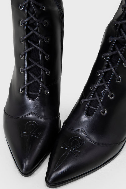 Killstar Ankh Eveninghill Boots Black