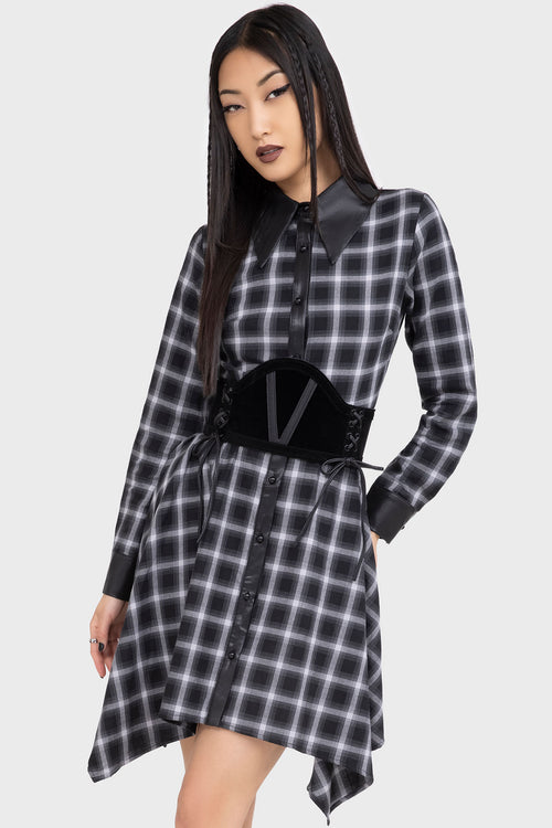 Killstar Artem Shirt Dress Black