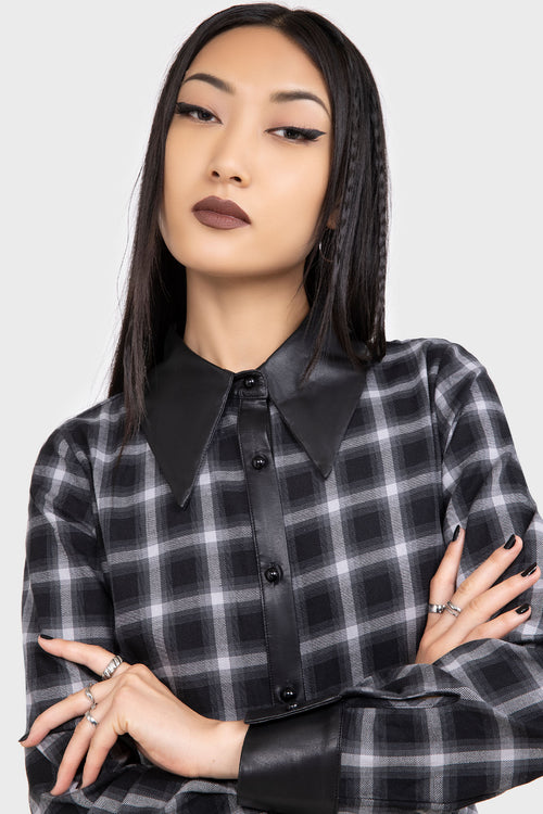 Killstar Artem Shirt Dress Black