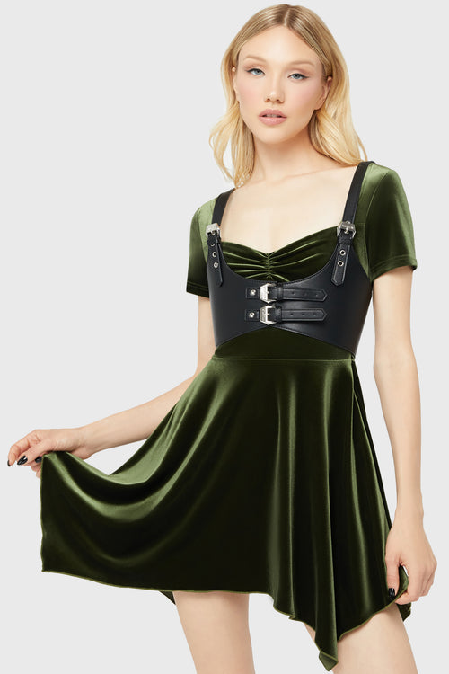 Killstar Auralift Dress Green