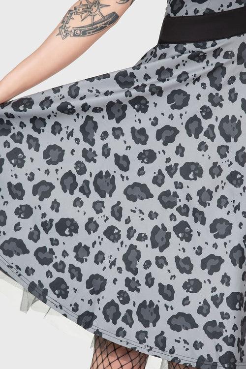 Killstar Backseat Bingo Skater Dress Black