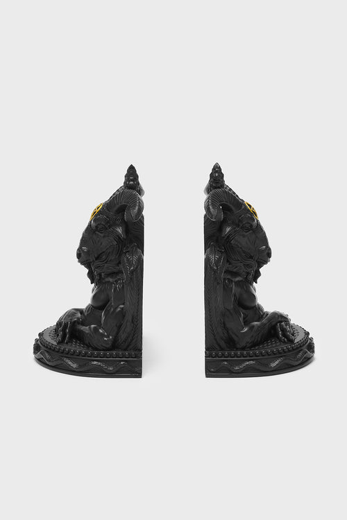 Killstar Baphomet Bookends Black