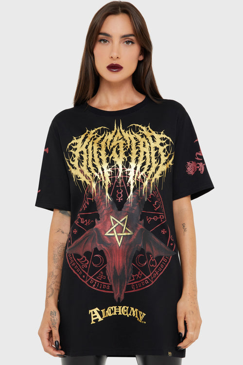 killstar Baphomet Zisurrû T Shirt Black