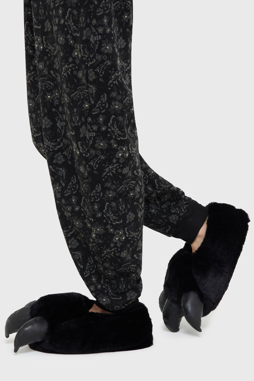 Killstar Beasts Curse Slippers Black