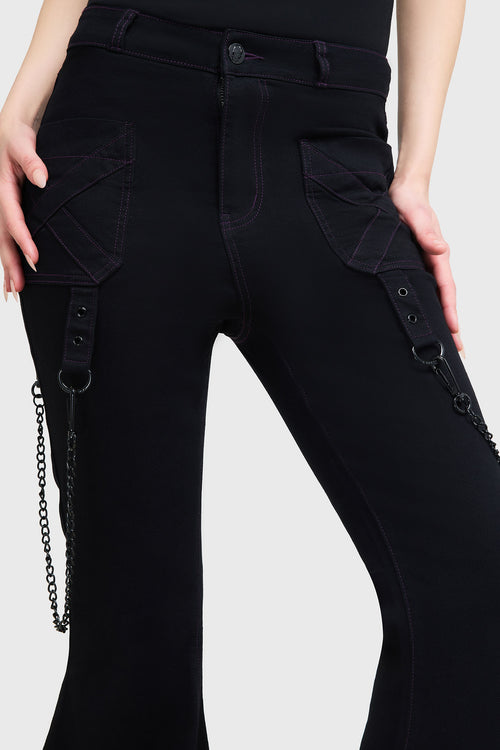 Killstar Beliala Flares Black