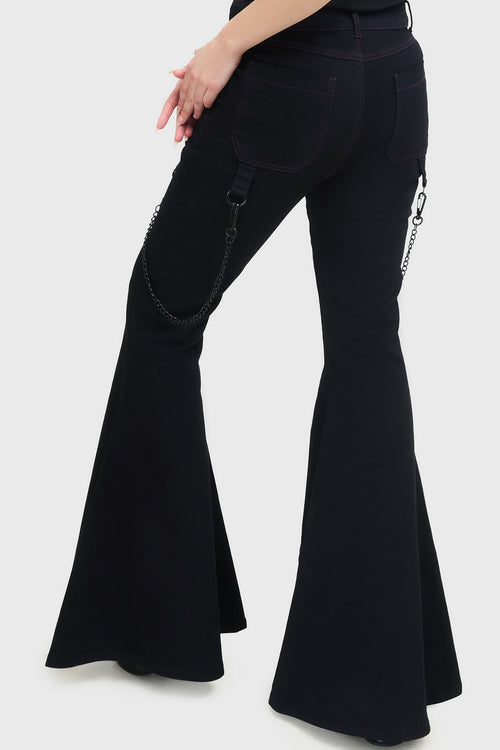 Killstar Beliala Flares Black