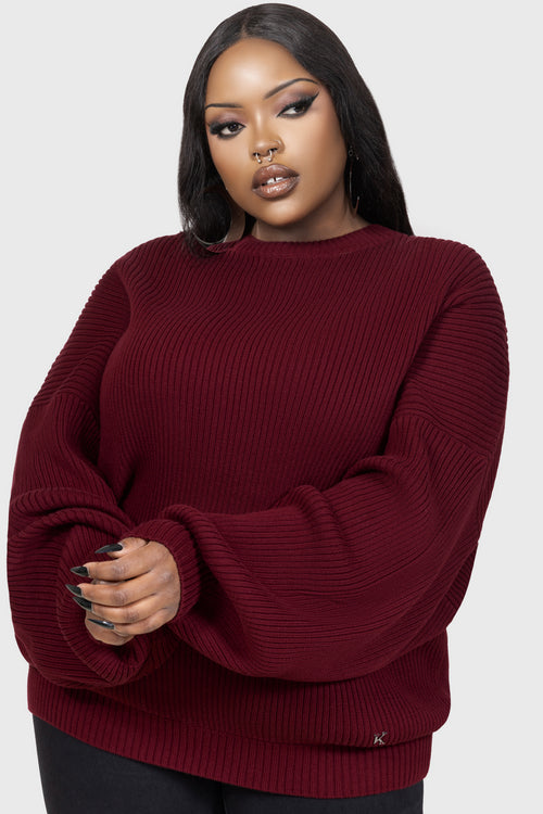 Killstar Belinda Sweater [RED] Red