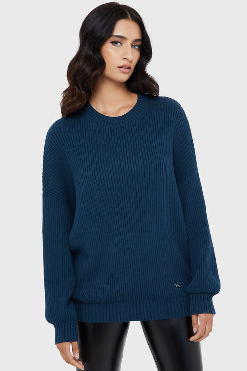 killstar Belinda Sweater [TEAL] Teal