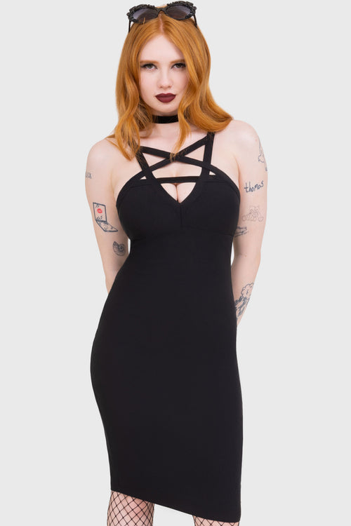 Killstar Betty Rage Pin-Up Dress [B] Black