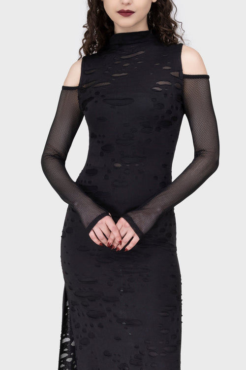 Killstar Biters Maxi Dress [B] Black