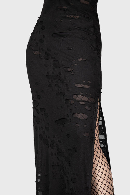 Killstar Biters Maxi Dress [B] Black