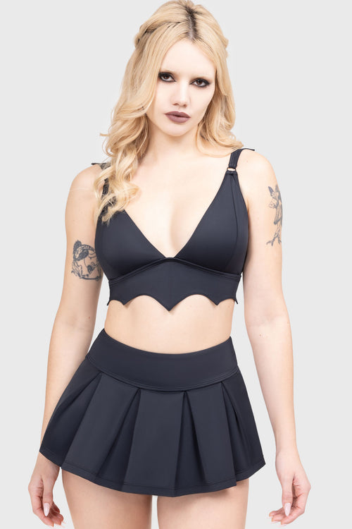 killstar Black Bay Beach Skirt Black