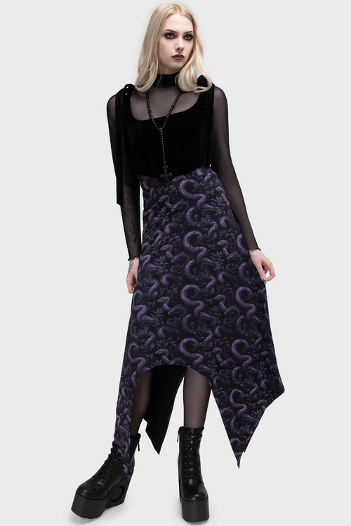 Killstar Blackfang Skirt Black