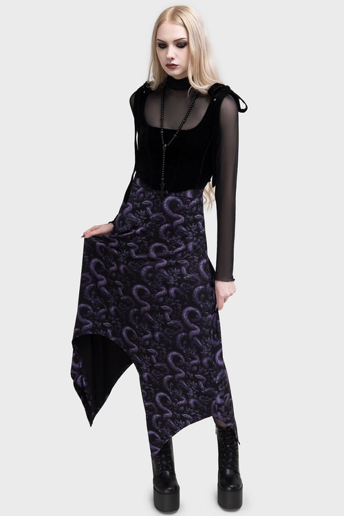 Killstar Blackfang Skirt Black