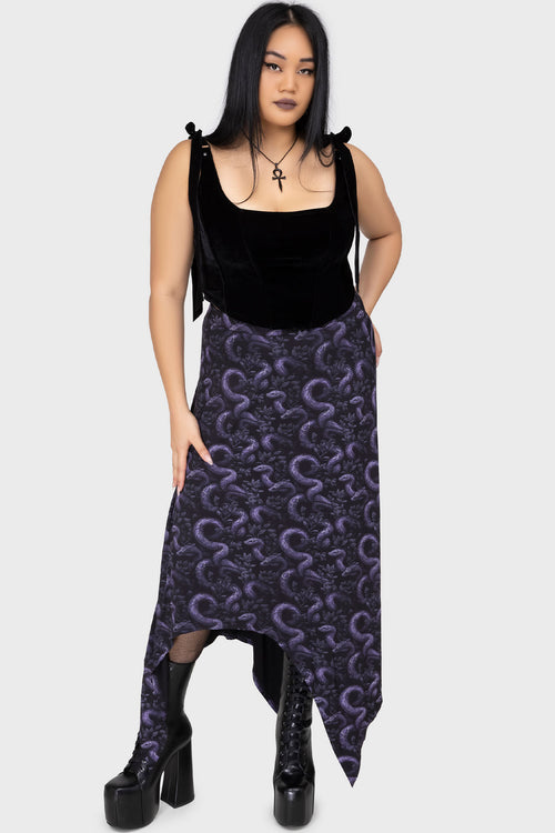 Killstar Blackfang Skirt Black