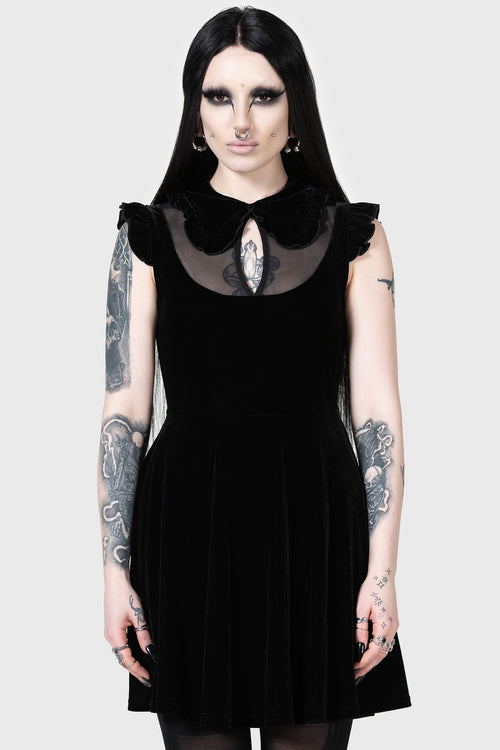 Killstar Blazeorb Mini Dress Black