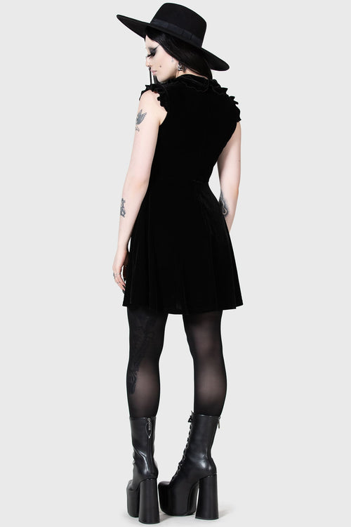 Killstar Blazeorb Mini Dress Black