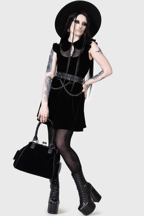 killstar Blazeorb Mini Dress Black