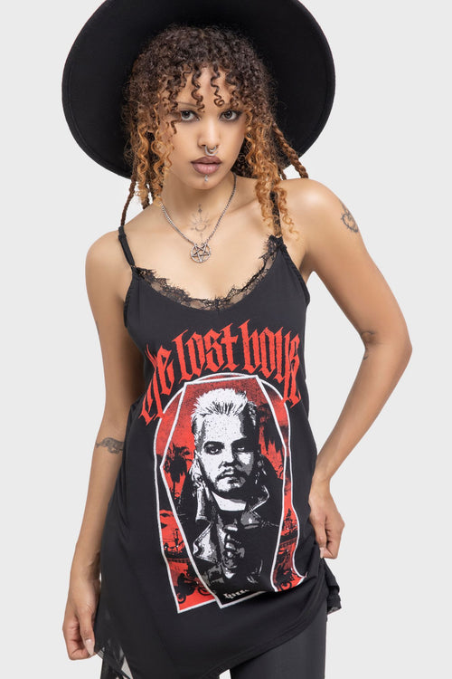 killstar Boardwalk Cami Dress Black