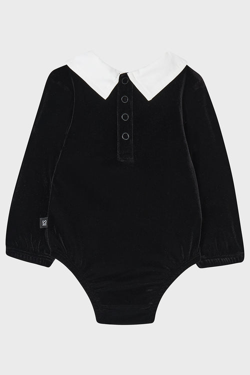 Killstar Boo Long Sleeved Bodysuit Black