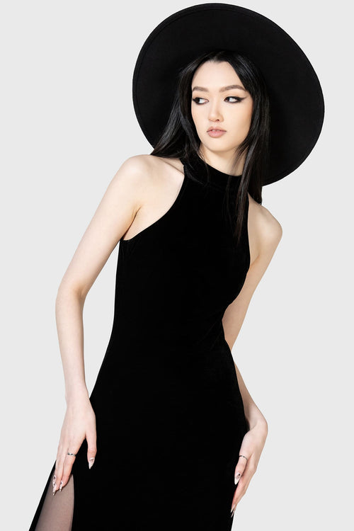 Killstar Castella Maxi Dress Black